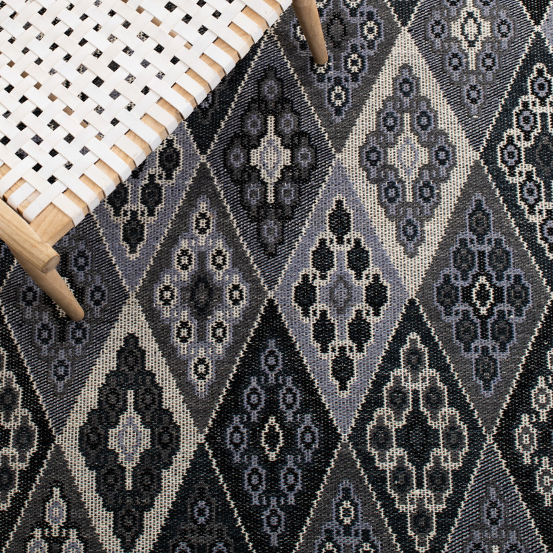 Tapis en laine tissé à plat Alsa, Rond 6 pi