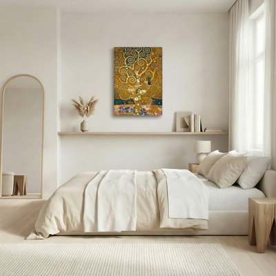 Art mural en toile Gallery Wrap pour le salon, la chambre à coucher, le bureau ou le vestibule - décoration murale décorative avec arbre de vie