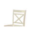 Chaise à hauteur de comptoir crème pour deux personnes - capacité de 220 lb, profondeur de siège de 16 po, hauteur de 24 po, conception polyvalente pour compléter divers styles de décor