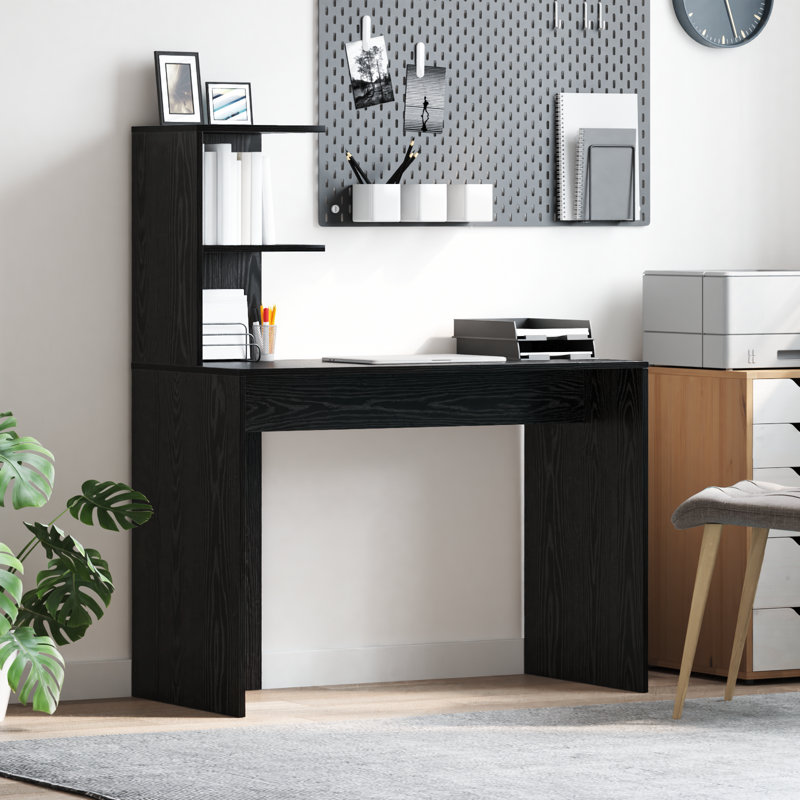 Writing Desk Particle Board Standard, Black Oak