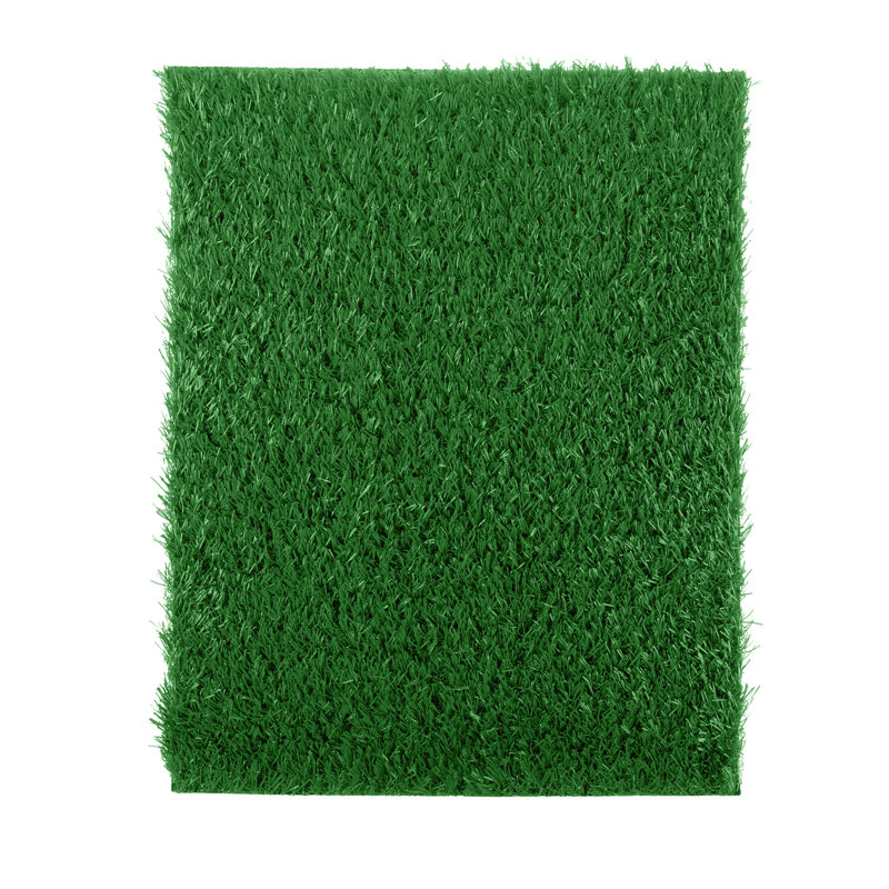 Set of 3 Green Artificial Turf Grass Pee Pads
