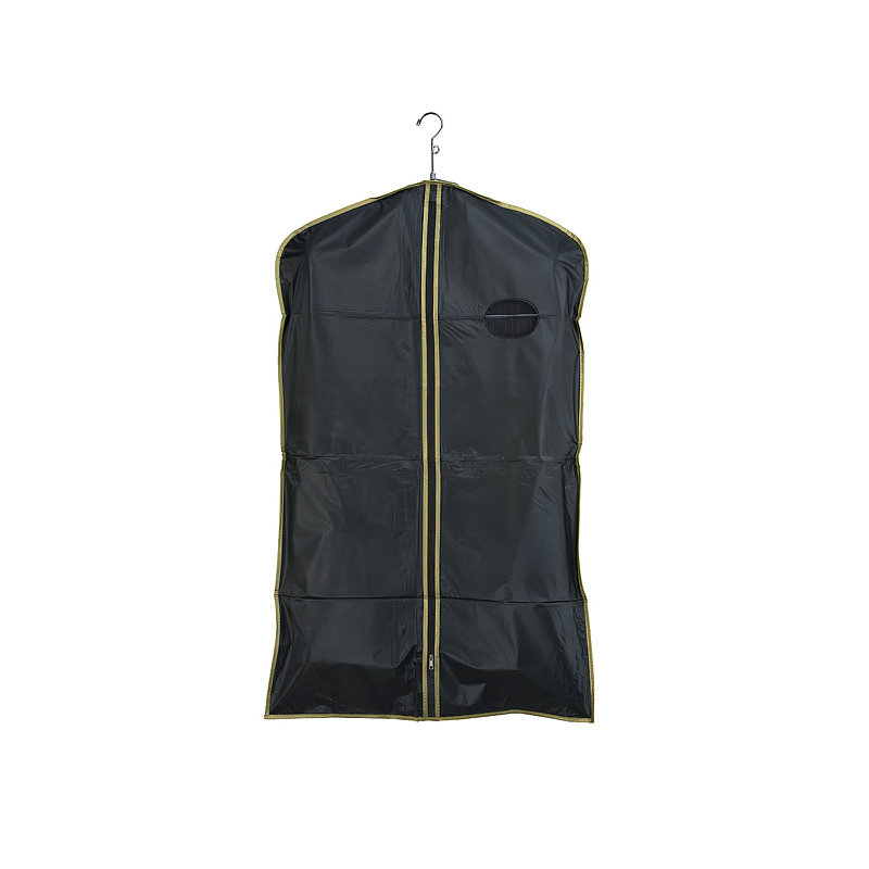 Sac à vêtements en vinyle, Brun, H 40 po x l 24 po x P 4 po