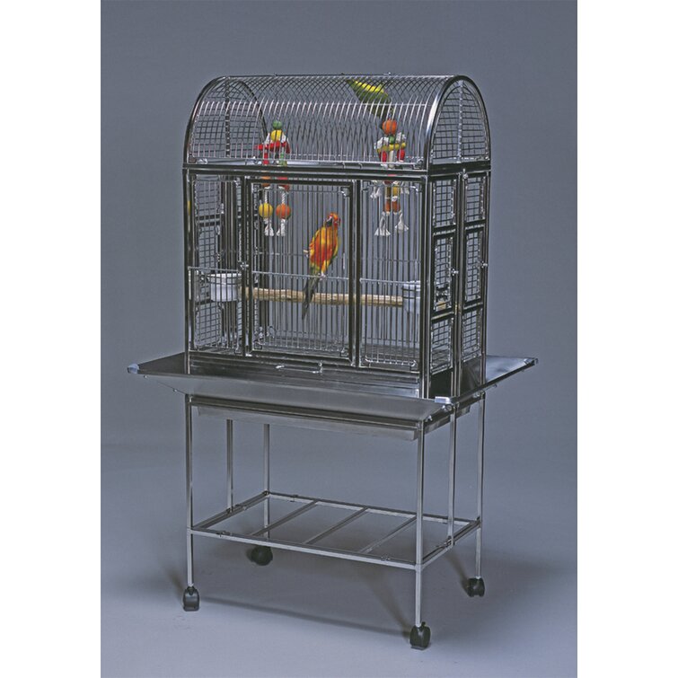 Rauch Steel Dome Top Floor Bird Cage with Wheels