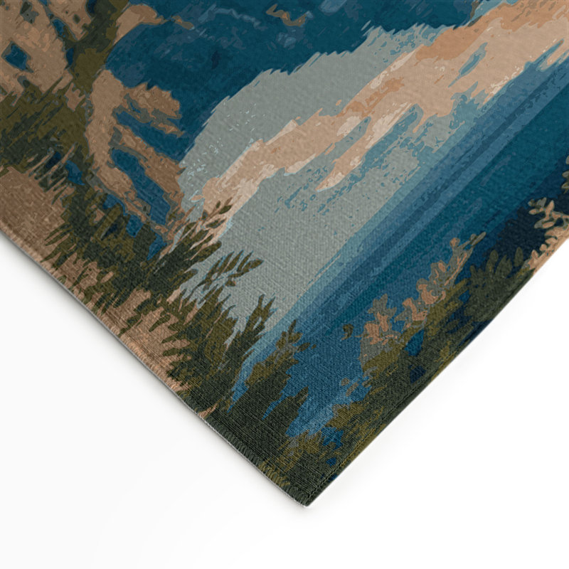 Tapis intérieur et extérieur gris Nature, Rectangulaire 3 pi x 5 pi