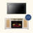 Country Living Inlet Cove 57-in Electric Fireplace Media Package CL-M-1006-WW