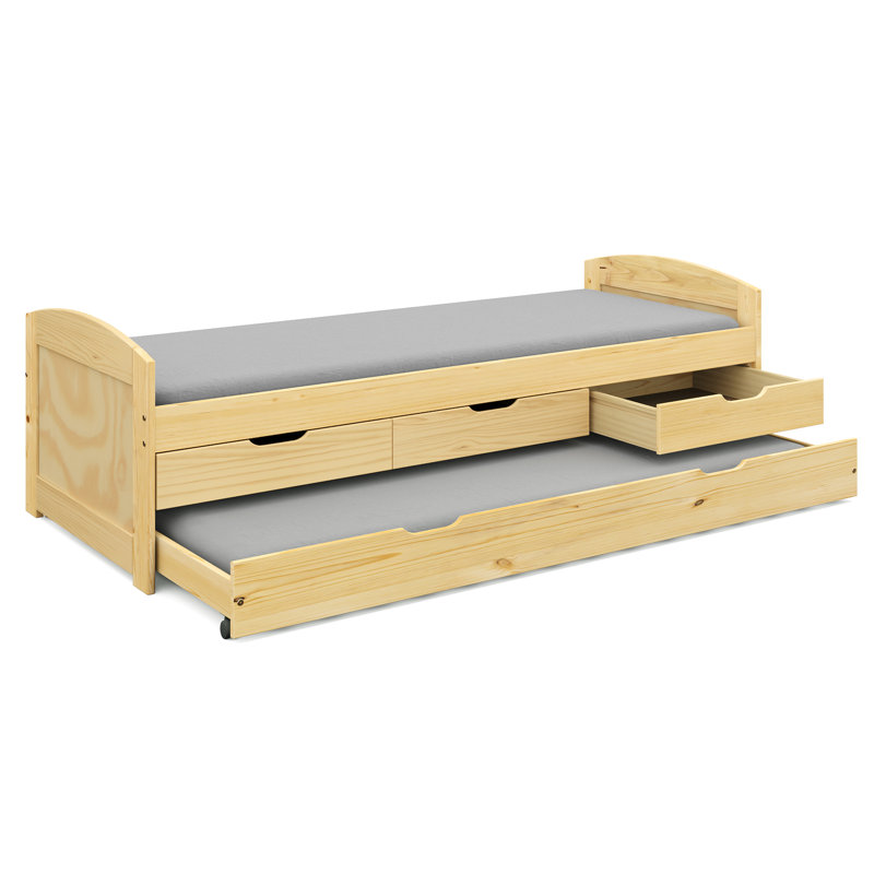 Debraann Daybed,Daybed with Trundle, Natural