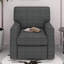 Fauteuil d'appoint pivotant à 360 ° avec poches latérales-879310647