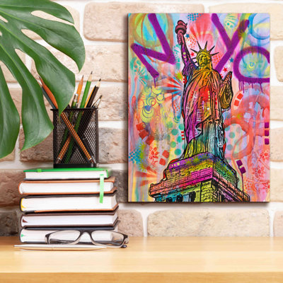 «Liberty» par Dean Russo - peinture sur toile tendue