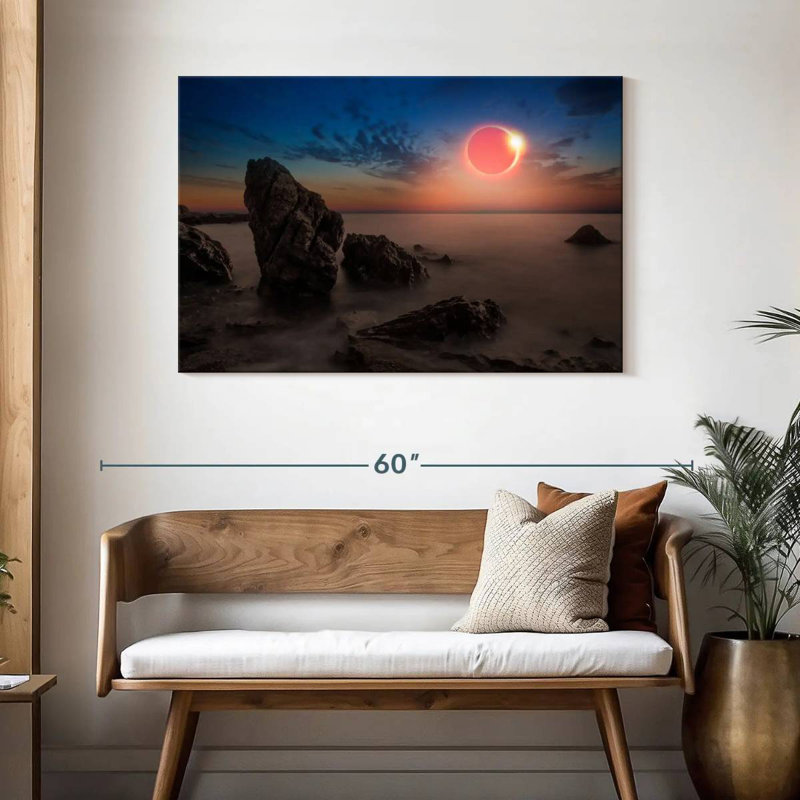 Gillard Solar Eclipse Gillard Scene, 30" H x 45" W