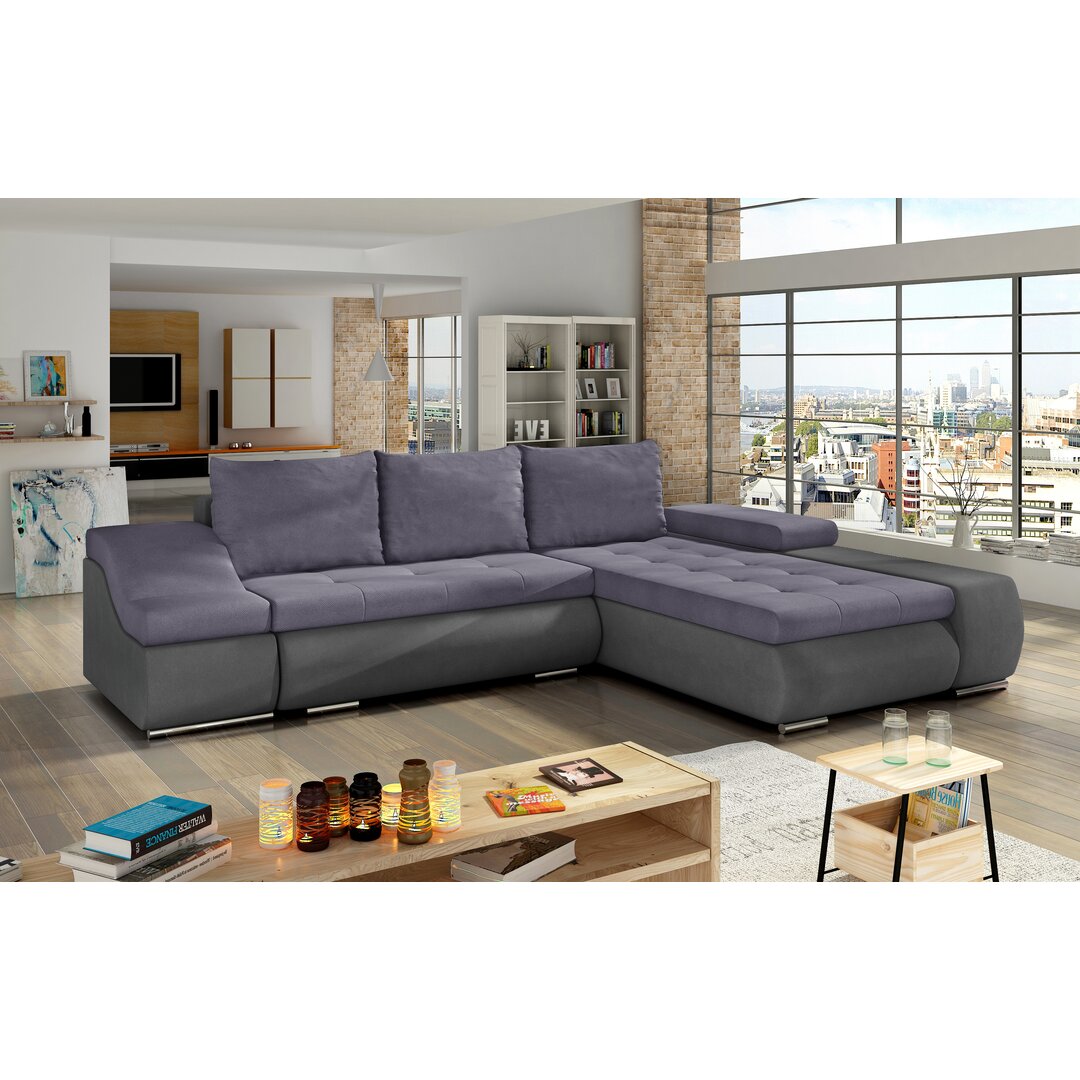 Ecksofa Gilbreath mit Bettfunktion