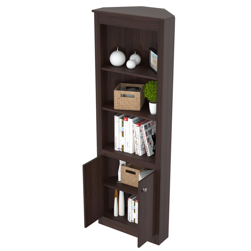 Bibliothèque standard Alma H 70,2 "x l 24,4", Espresso / wengé