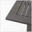 Outdoor Expandable Acacia Wood Dining Table, Dark Grey-324984966