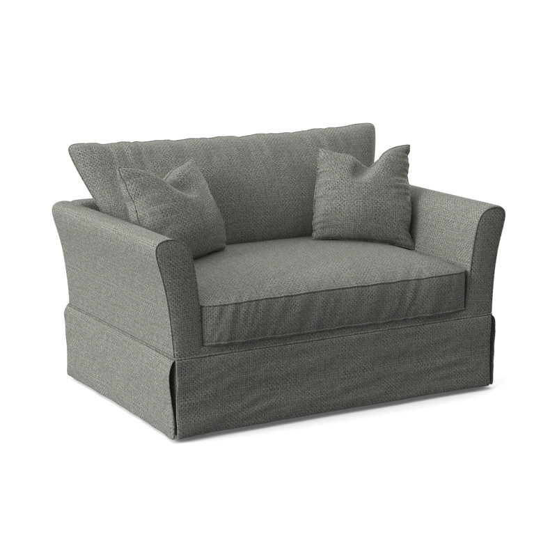 Shelby Upholstered Chair And A Half, Turbo Ash Basketweave