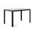 5 Pieces  Dining Table Set For 4,Kitchen Room Tempered Glass Dining Table ,4 Faux Leather Chairs