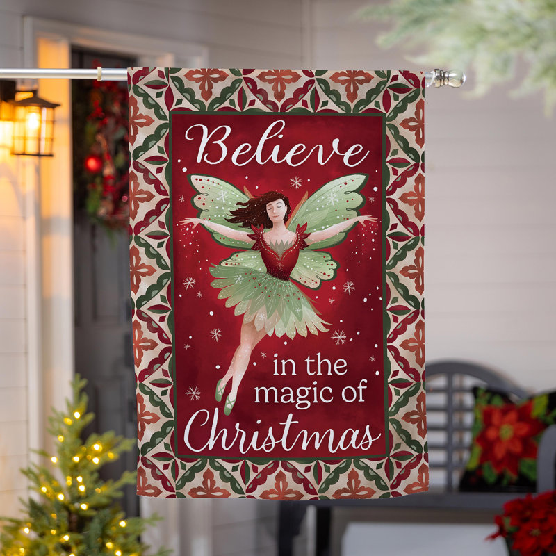 Drapeau de maison Believe Fairy