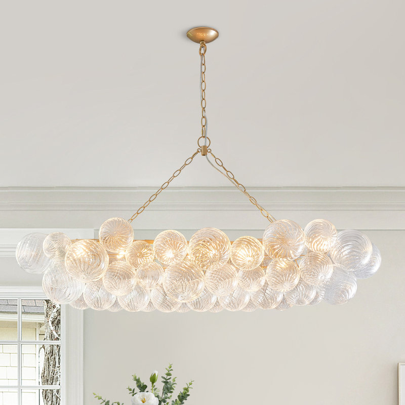 Lustre en verre soufflé à la main, 10