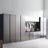 Series Wood Garage Storage Cabinet In Metallic Gray - Wall Mounted, Soft Closing, Deep Storage, Water & Heat , Stain Scratch E0 Grade Board, Thick , Stylish, Made Mounted Unit Extra Graded 2X Thicker