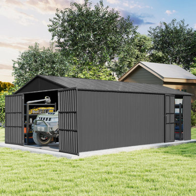 Remise de rangement extérieure pour patio