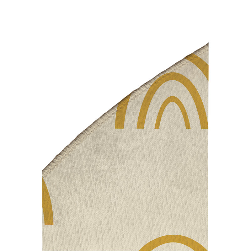 Plain Bows Kids Play Mat, Gold/Taupe
