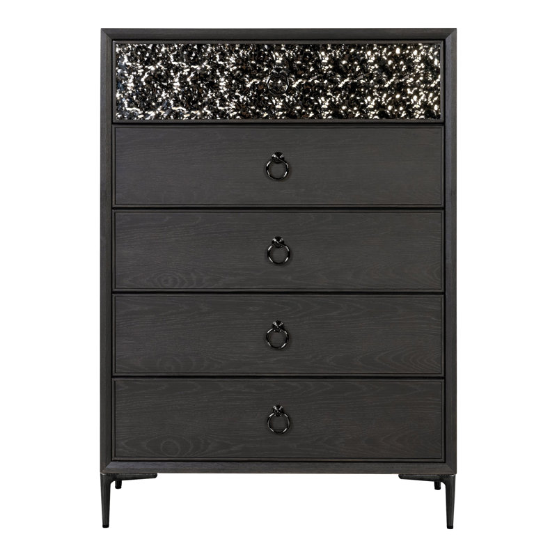 Preste 5-Drawer Chest, Brown
