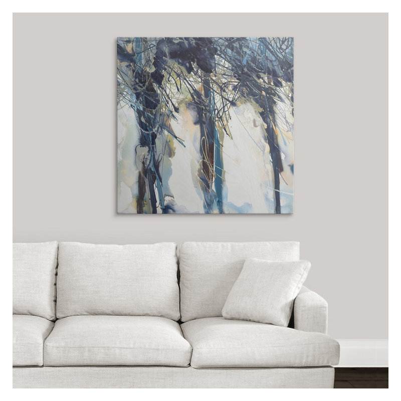 «Dynamics II», reproduction d'art Funkley, H 35 po x l 35 po x 1,5 po, Toile