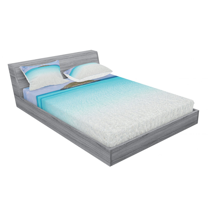 Microfiber Sheet Set, Queen Sheet Set with Fitted Sheet