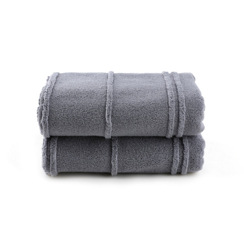 Luxurious Bath Towel Set (2 Pieces), Fume Color, 29.5 x 59.1 inches | 100% Microcotton, 14.1 oz/sq yd | Machine Washable at 104°F | Soft, Absorbent, and Quick-Drying for a Spa-Like Experience at Home