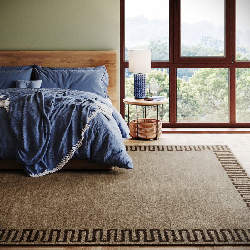 Tapis en laine Renata Fleuron, Rectangle de 5 pi x 8 pi