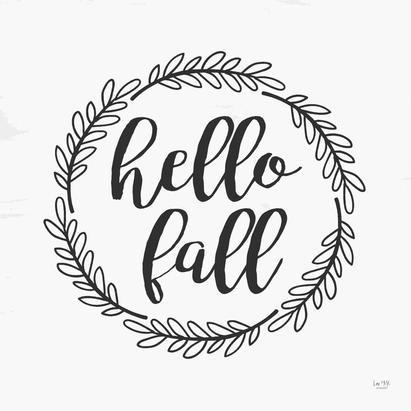 Hello Fall 2884725, H 12 po x l 12 po