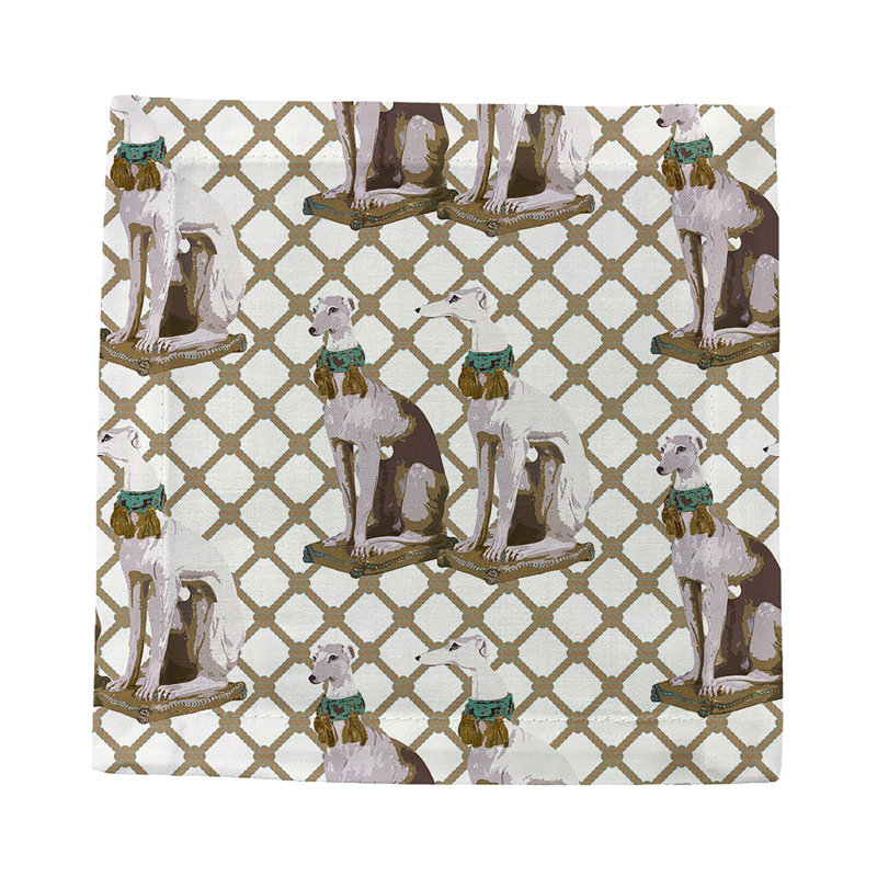 Regal Greyhound Square Napkins, 6" W x 6" L, Luxe