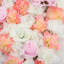 Artificial Rose Flower Backdrop Wall Panel