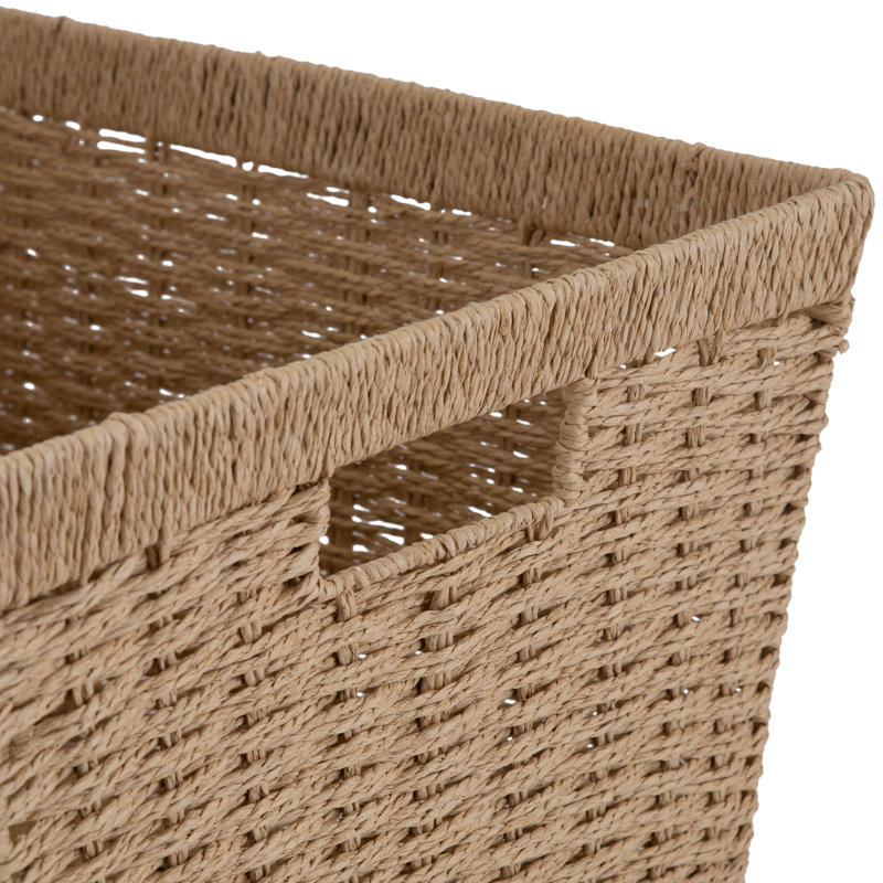 Simplify Wicker Decorative Basket, 13