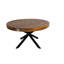 Acacia Wood, Circular Carved Coffee Table