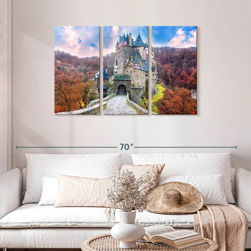 Lilie Castle, 28" H x 45" W