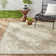 Nicole Miller New York Patio Country Azalea Medallion Indoor/Outdoor Area Rug, Taupe/Ivory