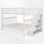 Lit superposé en bois avec escalier de rangement-671270627-671270620