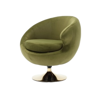 Upholstered Swivel Accent Chair Arm Chair