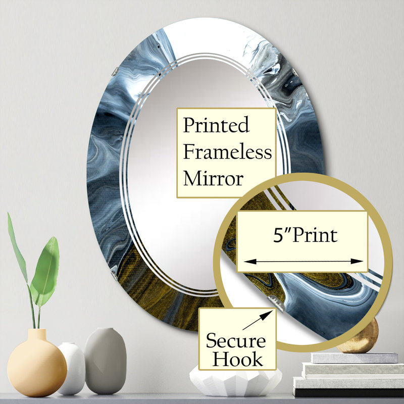Servat Oval Mirror, 30" x 20"