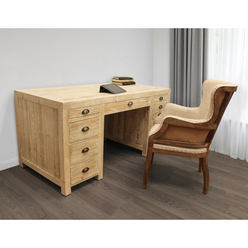 Aryhanna Gray Arm Chair, Natural