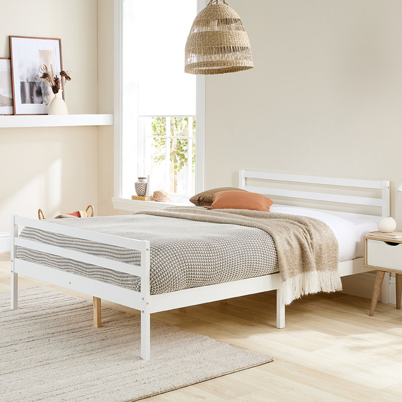 Mareike Bed, Double (4'6), White