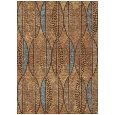 Machine Washable Indoor/Outdoor Chantille ACN2711 Casual Rug