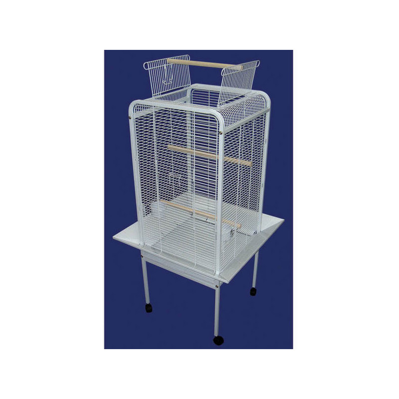 Cage à oiseau à plateau de jeu