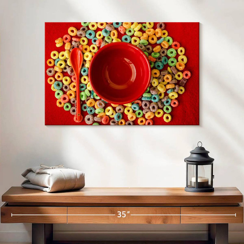 Yarlin Fruit Cereal Loops, 16" H x 24" W