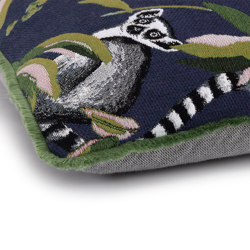 Lemiroen Decorative Pillow, Olive/Blue/Black