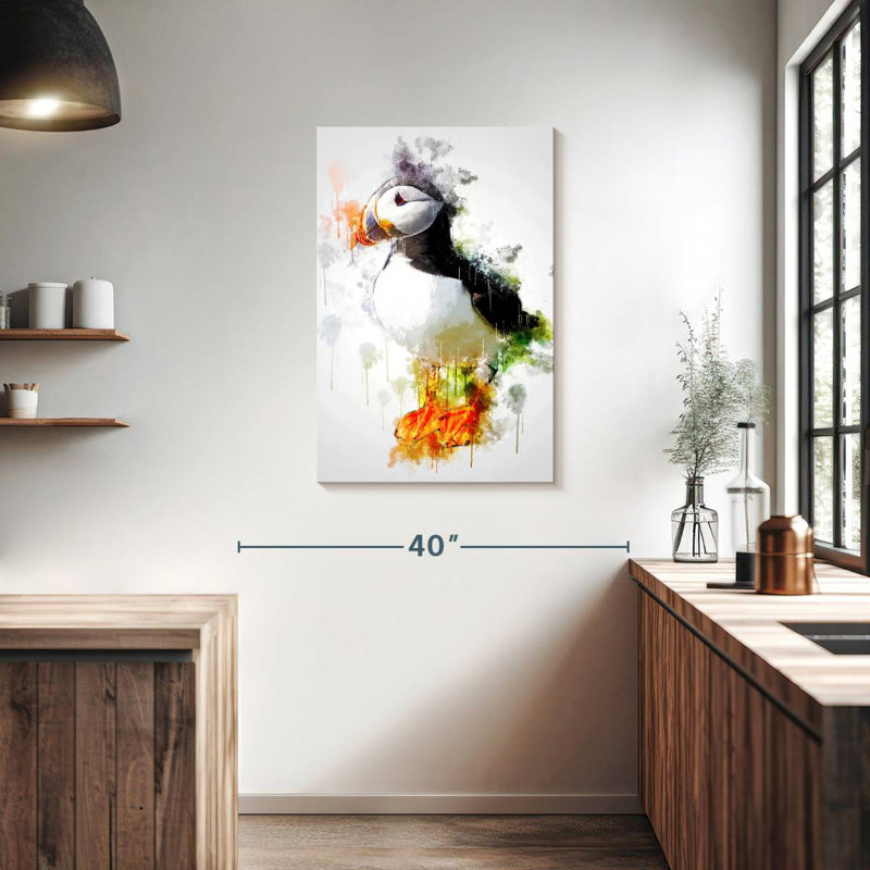 Macareux moine, H 36 po x l 24 po
