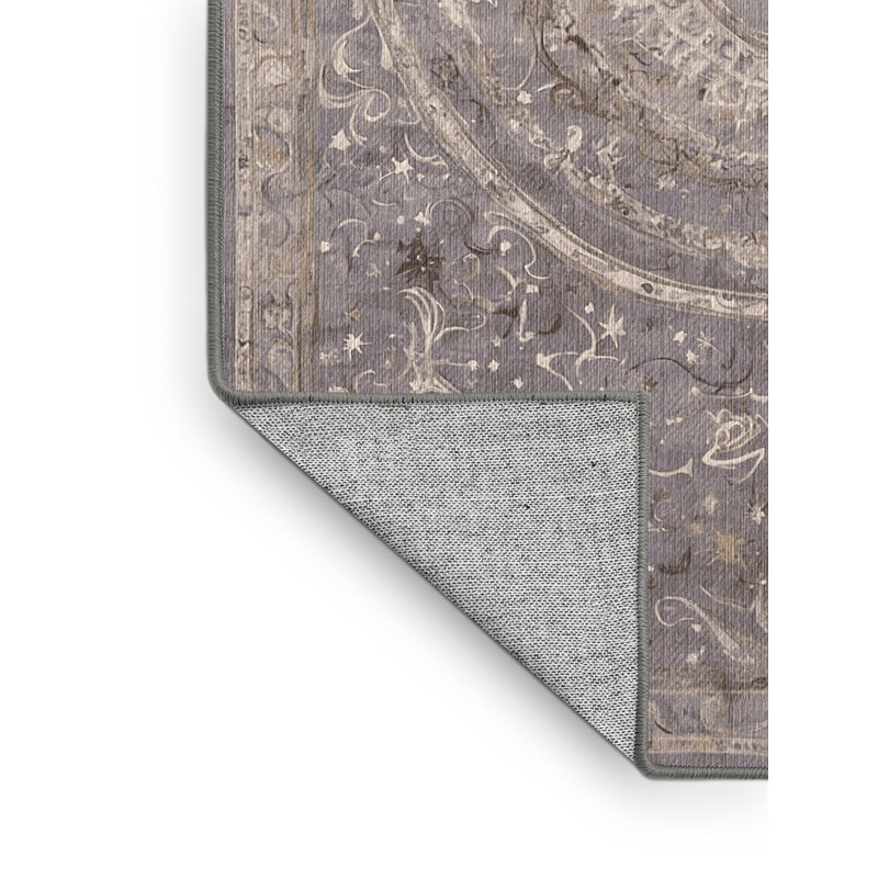 Machine Washable Gray Area Rug