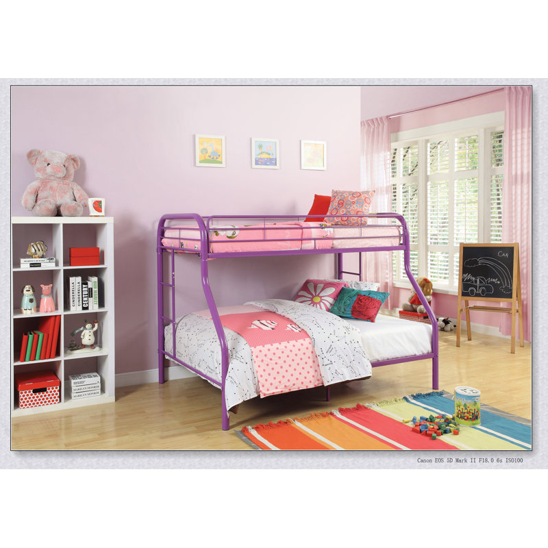 Lit superposé simple / double Tritan Rainbow Finish, Mauve
