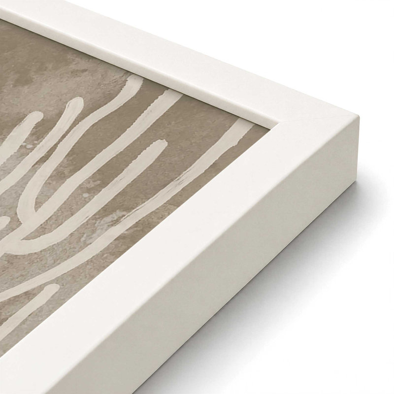 «Beneath the Waves I» par Cat Thurman Designs, reproduction d'art, L 12 po x H 16 po, Blanc, Impression encadrée
