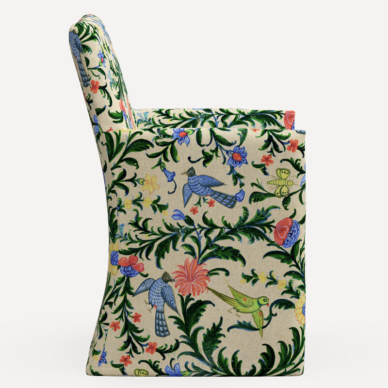Rekha Slipcover Dining Chair, Jr Trayi Multi Floral