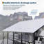 Ensemble d'abri d'auto 20 po x 25 pi